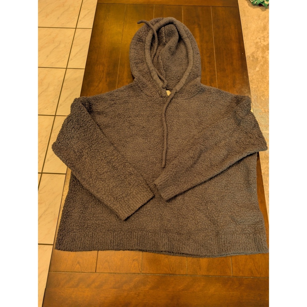 Aerie American Eagle fuzzy marshmallow Sherpa pullover sleep sweatshirt hoodie S